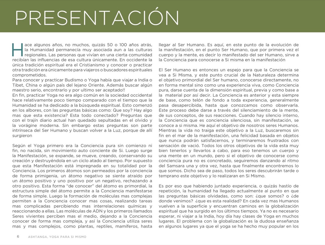 Presentación del libro, página 1